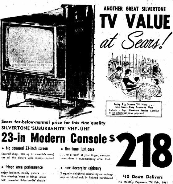 Wisconsin State Journal toy ads: 1960s
